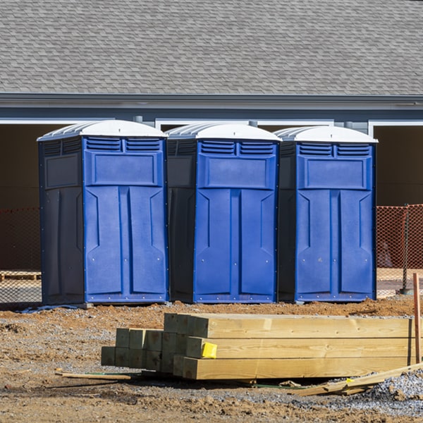 are there any restrictions on where i can place the portable toilets during my rental period in Warren Rhode Island